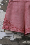INTO THE EAST 25 Autumn/Winter Lace-Up Silk Top/Shirt/Embroidered Button Tussah Silk Vest/Shorts ITE-E1DGAW022PK22PT-FEN Pants (E1DGAW019PK20TP)